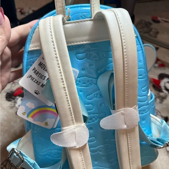 Loungefly Cinnamoroll Sanrio cosplay movable ears mini backpack display picture 3
